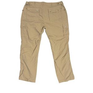 Clothing Arts Pants Men 40x32 Tan Adventure Traveler Zip Pick Pocket Proof NWT